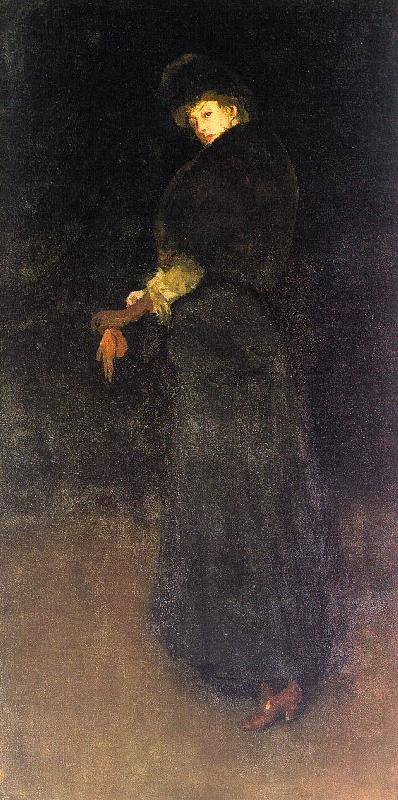 James Abbott McNeil Whistler Arrangement in Black Germany oil painting art